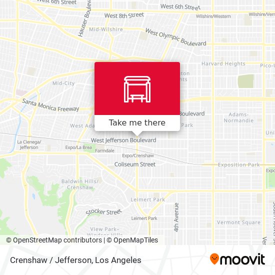 Mapa de Crenshaw / Jefferson