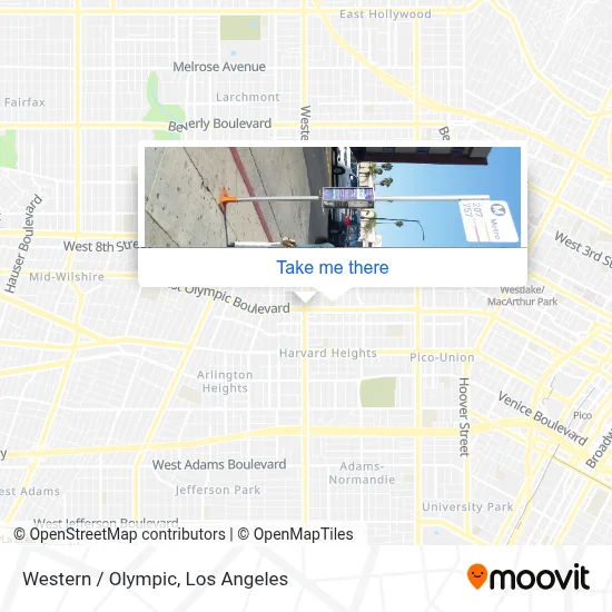 Western / Olympic map