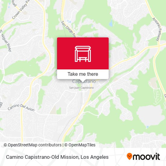 Mapa de Camino Capistrano-Old Mission