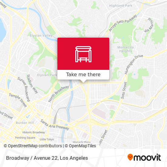 Mapa de Broadway / Avenue 22