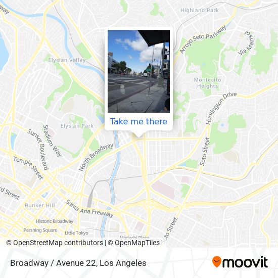 Broadway / Avenue 22 map