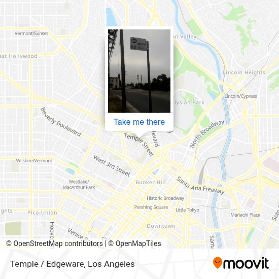 Temple / Edgeware map