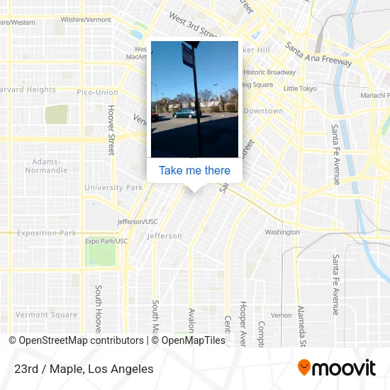 Mapa de 23rd / Maple