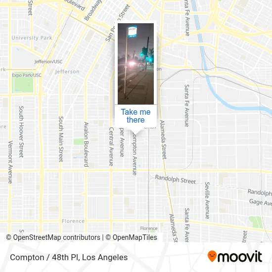 Compton / 48th Pl map