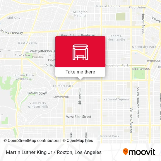 Martin Luther King Jr / Roxton map