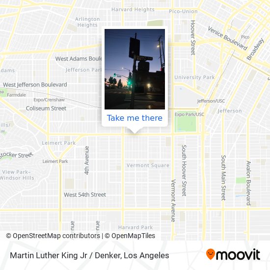 Mapa de Martin Luther King Jr / Denker