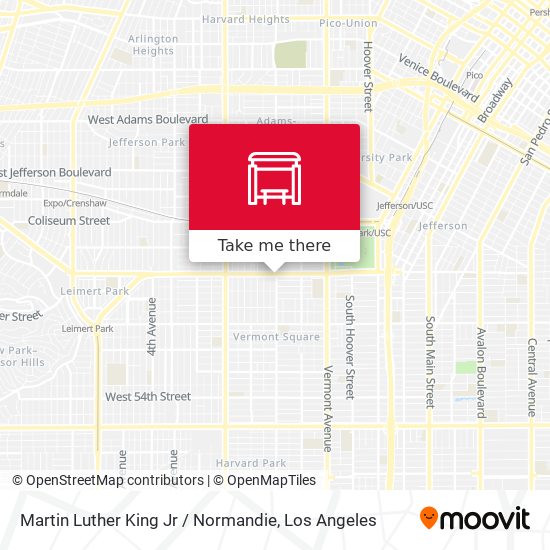 Martin Luther King Jr / Normandie map