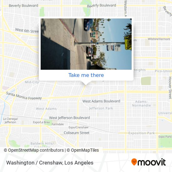 Mapa de Washington / Crenshaw