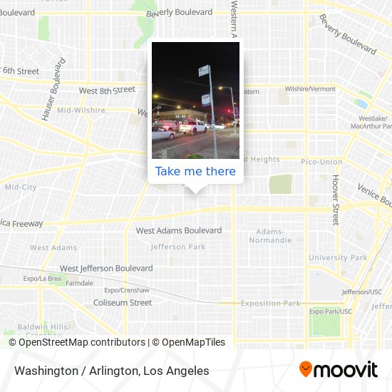 Washington / Arlington map