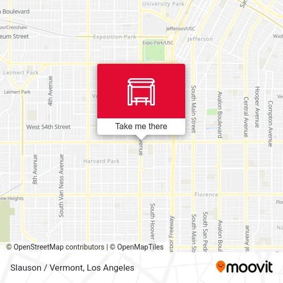 Slauson / Vermont map
