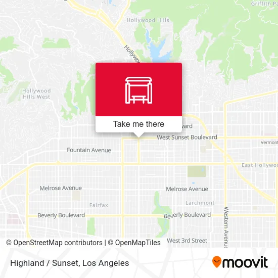 Highland / Sunset map