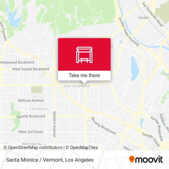 Santa Monica / Vermont map