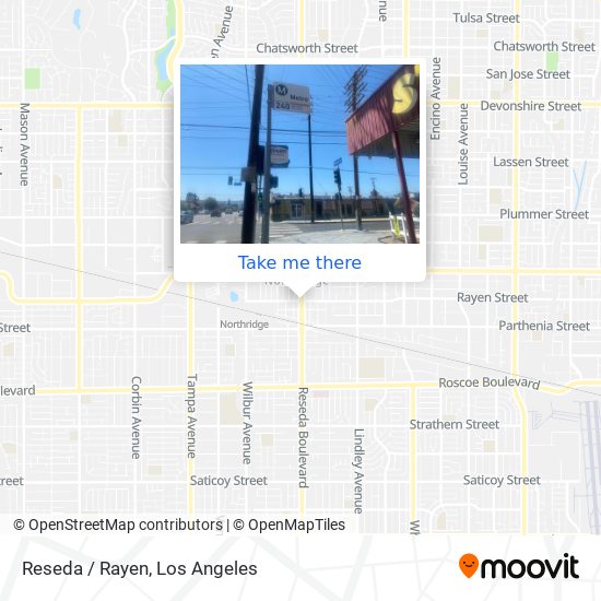 Reseda / Rayen map