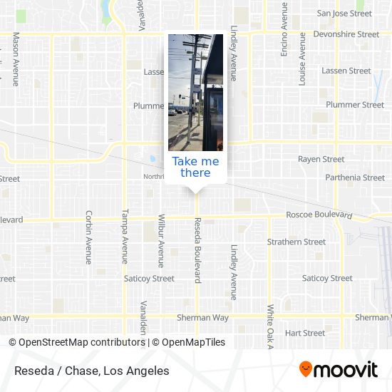 Reseda / Chase map