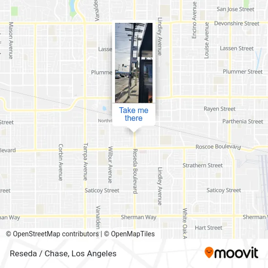 Reseda / Chase map