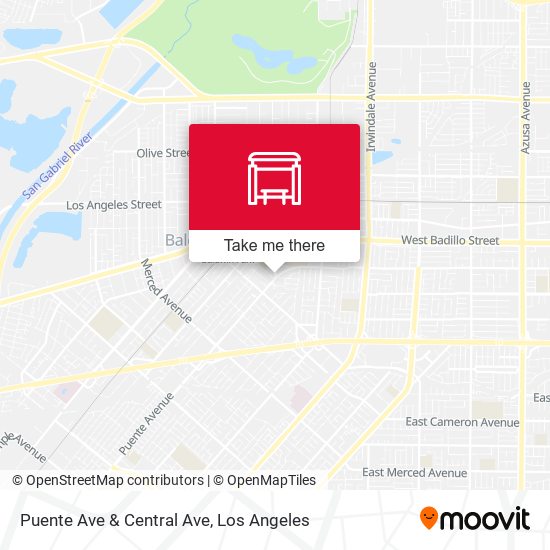 Mapa de Puente Ave & Central Ave