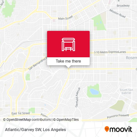 Atlantic/Garvey SW map