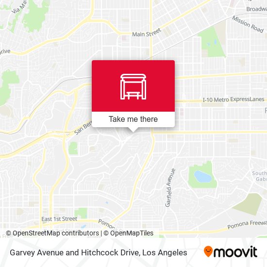 Mapa de Garvey Avenue and Hitchcock Drive