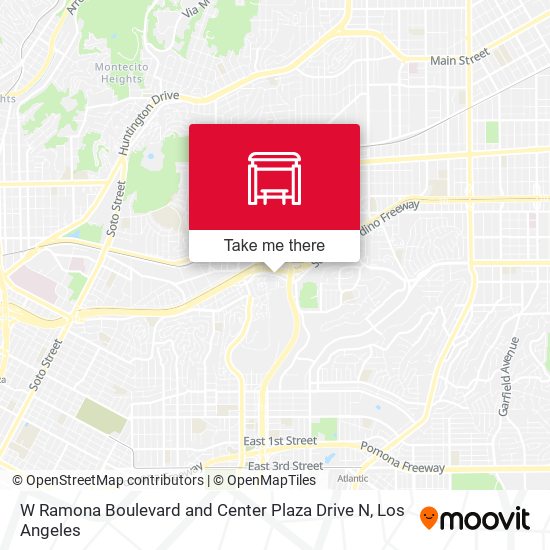 W Ramona Boulevard and Center Plaza Drive N map