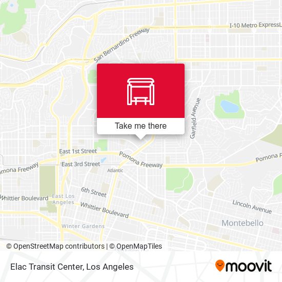 Mapa de Elac Transit Center