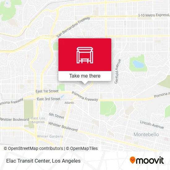 Mapa de Elac Transit Center