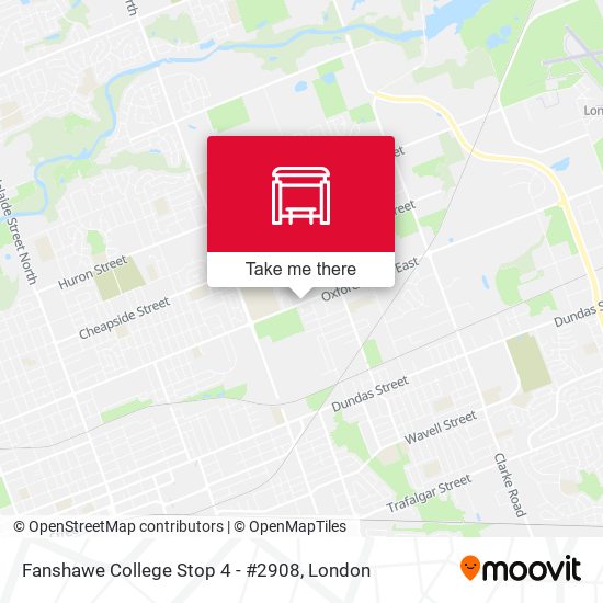 Fanshawe College Stop 4 - #2908 map