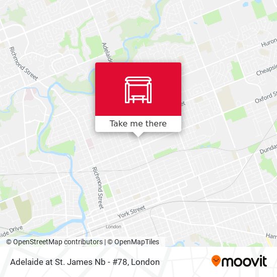 Adelaide at St. James Nb - #78 map