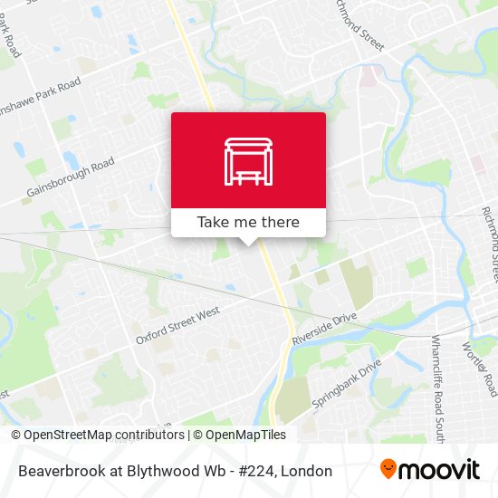 Beaverbrook at Blythwood Wb - #224 map