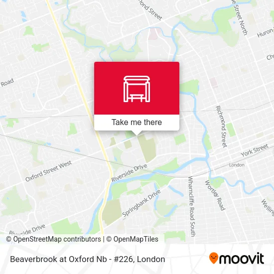 Beaverbrook at Oxford Nb - #226 map