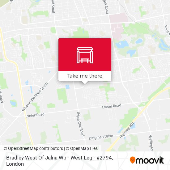 Bradley West Of Jalna Wb - West Leg - #2794 map