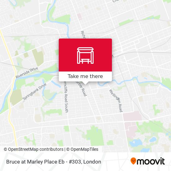 Bruce at Marley Place Eb - #303 map