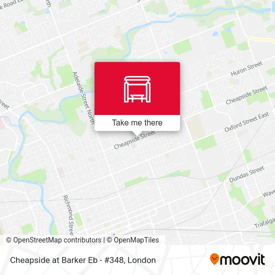 Cheapside at Barker Eb - #348 map