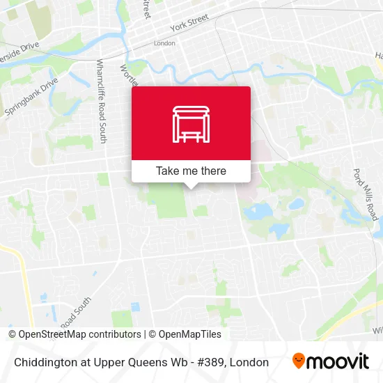 Chiddington at Upper Queens Wb - #389 map