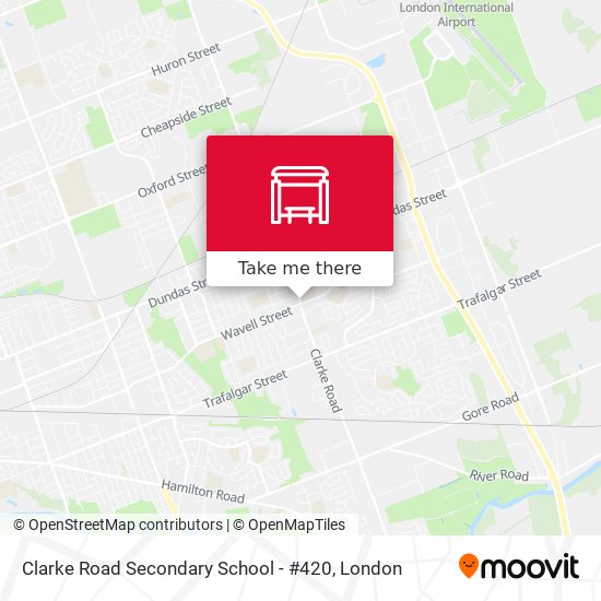 Clarke Road Secondary School - #420 map
