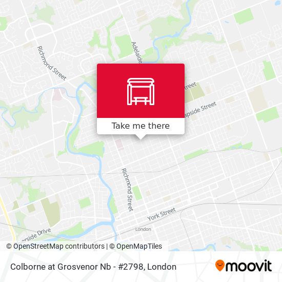 Colborne at Grosvenor Nb - #2798 map