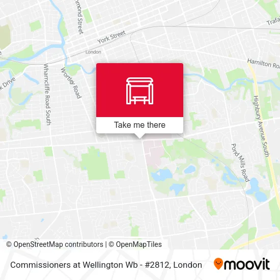 Commissioners at Wellington Wb - #2812 map