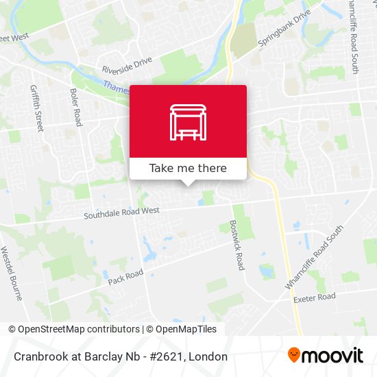 Cranbrook at Barclay Nb - #2621 map