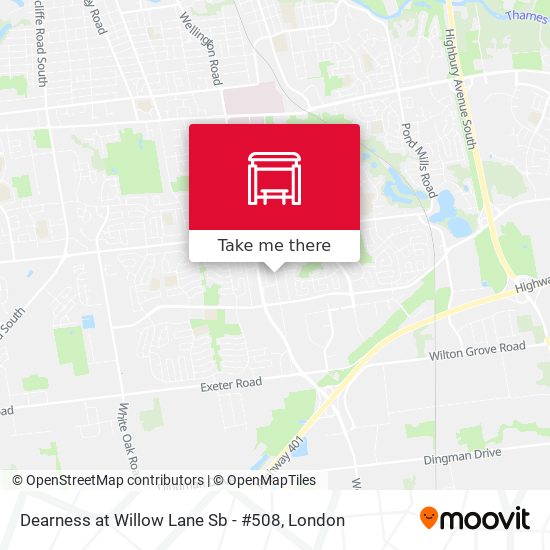 Dearness at Willow Lane Sb - #508 map