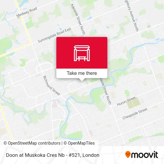 Doon at Muskoka Cres Nb - #521 map