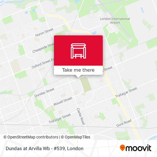 Dundas at Arvilla Wb - #539 map