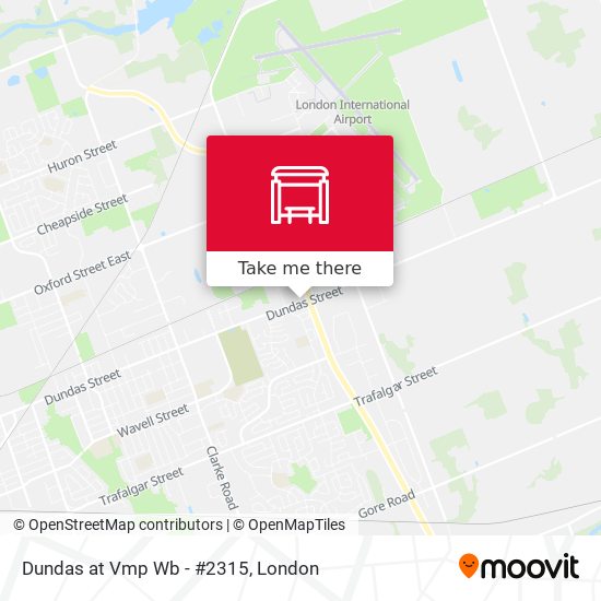 Dundas at Vmp Wb - #2315 map