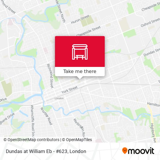 Dundas at William Eb - #623 map