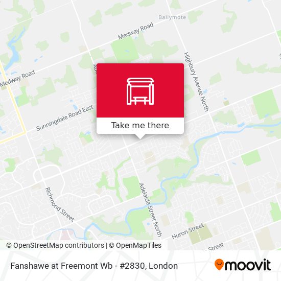 Fanshawe at Freemont Wb - #2830 map