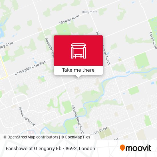 Fanshawe at Glengarry Eb - #692 map