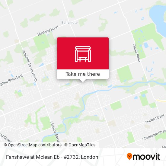 Fanshawe at Mclean Eb - #2732 map