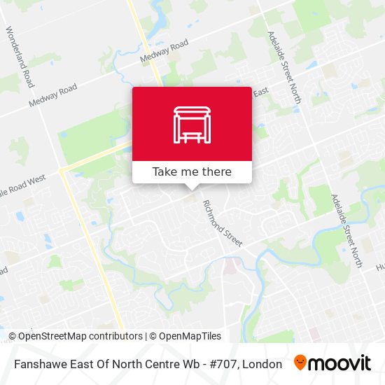 Fanshawe East Of North Centre Wb - #707 map