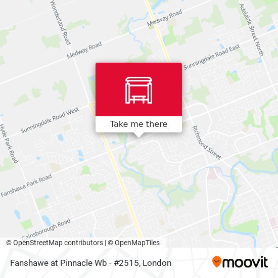 Fanshawe at Pinnacle Wb - #2515 map