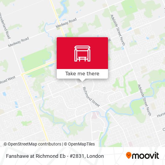 Fanshawe at Richmond Eb - #2831 map