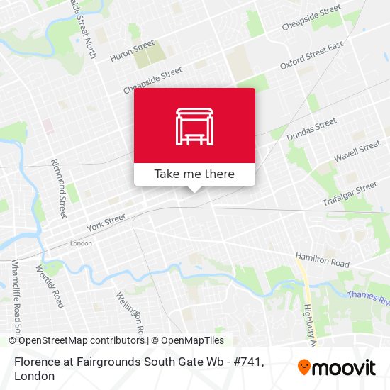 Florence at Fairgrounds South Gate Wb - #741 map