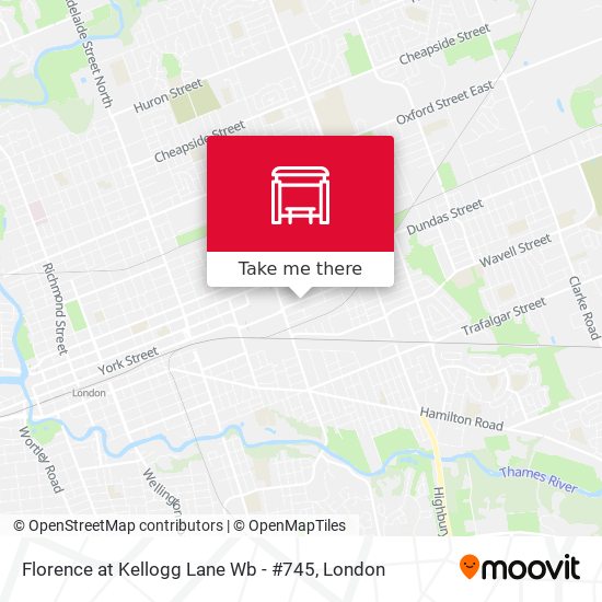 Florence at Kellogg Lane Wb - #745 map